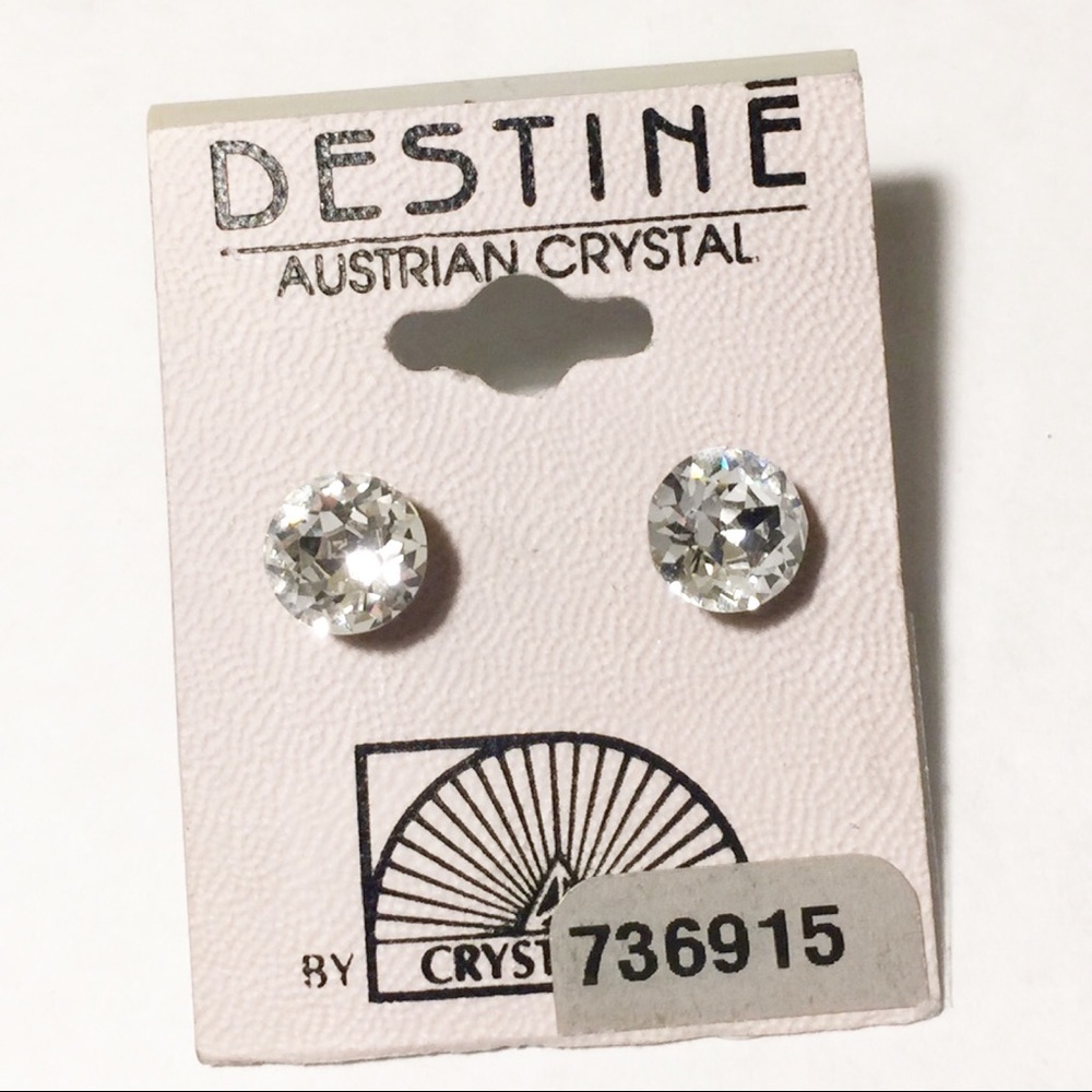 Destine Austrian Crystal Earrings NEW